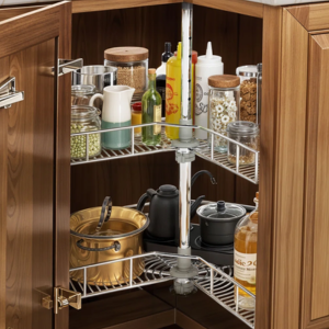 2-Tier Lazy Susan Cabinet Organizer