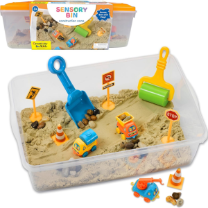 Construction Zone Sensory Bin Playset