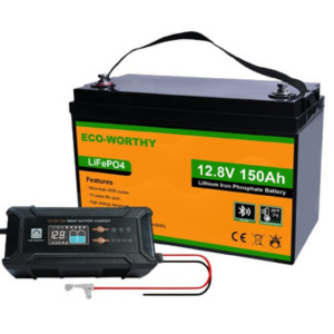 Eco-Worthy 12V 150Ah LiFePO4 Battery w/Bluetooth