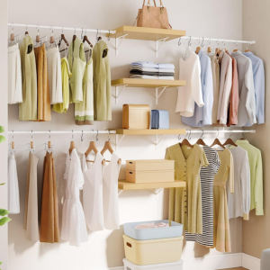 Wall-Mount 4-Tier Closet Organizer System