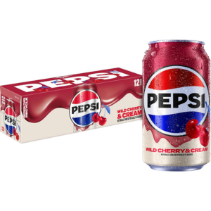 Pepsi 12-Pack Wild Cherry & Cream Cans