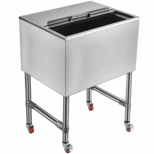 Stainless Steel Commercial Ice Bin w/Lid