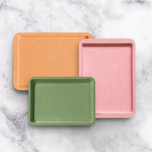 Art & Cook 3-Piece Ceramic Nonstick Cookie Sheet Set