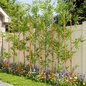 12-Pack Artificial Bamboo Tree Privacy Fence