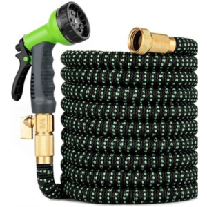 Expandable 100' Garden Hose w/Nozzle