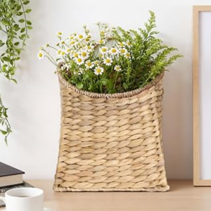 Handwoven Wicker Hanging Basket
