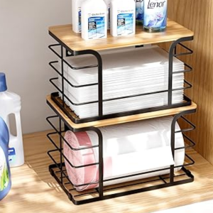 2-Pack Stackable Trash Bag Holder