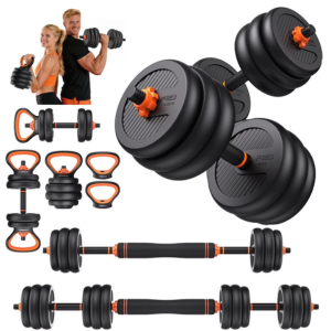 Adjustable 70lbs Dumbbells Weight Set