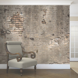Industrial Brick Wall Mural