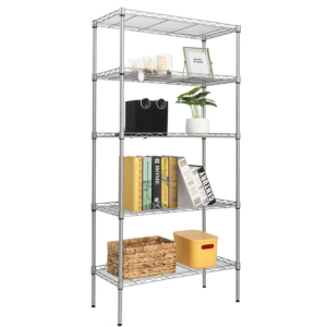 Metal 5-Tier Wire Shelving Unit