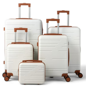 Zimtown 5-Piece Hardside Spinner Luggage Set