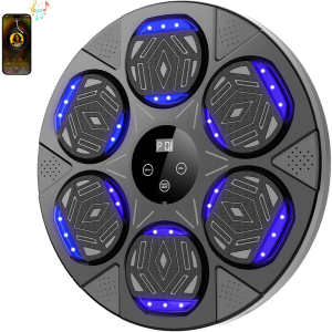 Wall Mount Bluetooth Music Boxing Machine w/Gloves