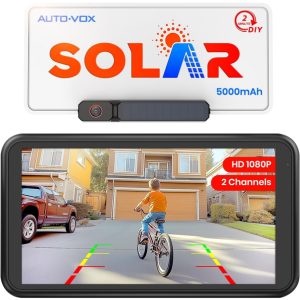 Auto-Vox Solar Wireless Backup Camera w/ 5