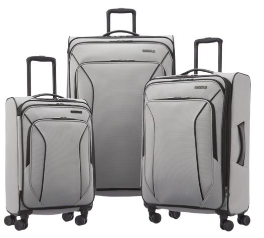 American Tourister X-Lite 3-Piece Spinner Luggage Set