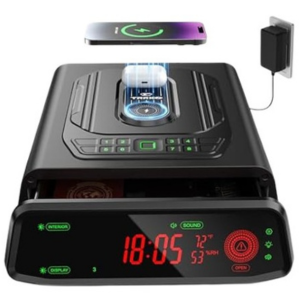 Biometric Gun Safe w/Wireless Charger