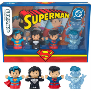 Little People Superman 4-Piece Mini Figures