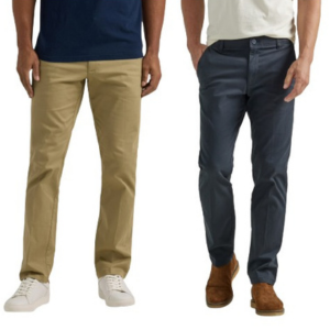 Lee Men's Flat Front Slim Straight Pants