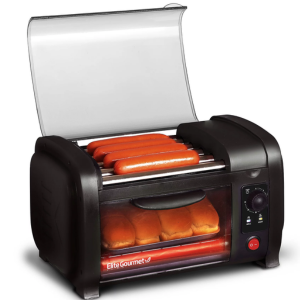 Elite Cuisine Hot Dog Roller & Toaster Oven