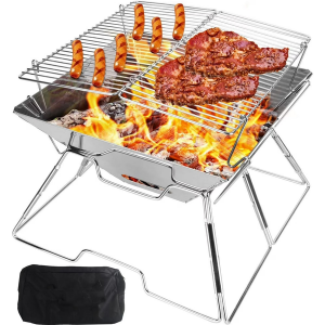 Folding Charcoal Campfire Grill
