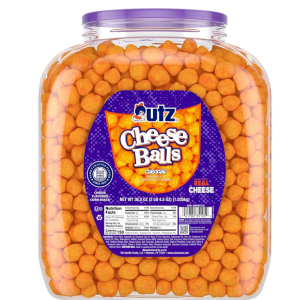 Utz 36.5oz Cheese Balls Barrel