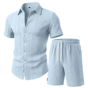 2-Piece Men's Shirt & Shorts Set