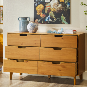 Walker Edison 6-Drawer Wood Dresser