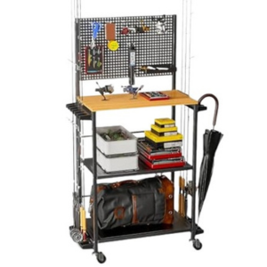 3-Tier Rolling Fishing Rod Storage Rack