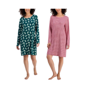 Charter Club Women's Long Sleeve Sleepshirt