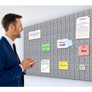 12-Pack Felt Bulletin Board Tiles