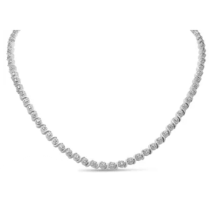 Impressive 1/2Ct Natural Diamond Tennis Necklace