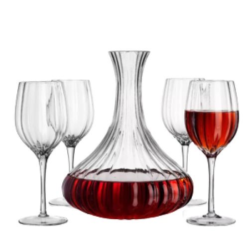 Godinger 5-Piece Wine Carafe & Goblet Set