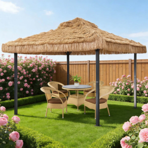 Double Layer Tropical Straw Gazebo
