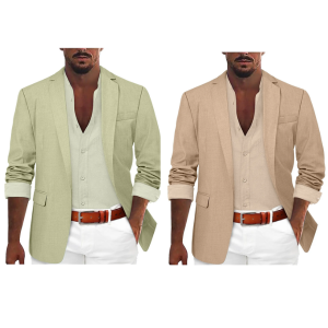 Men's Notch Collar Blazer