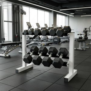 2-Tier Heavy-Duty Dumbbell Storage Rack