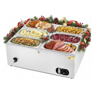 Commercial 1500W Stainless Steel Food Warmer