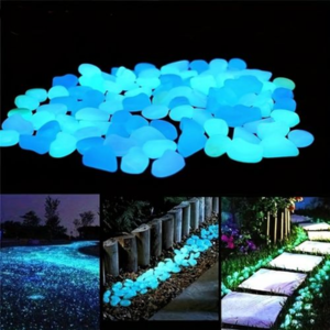 200-Piece Glow in the Dark Garden Pebbles