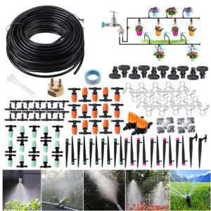 Automatic 139-Pack 164' Garden Drip Irrigation System