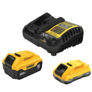 DeWalt 20V MAX 5Ah 4Ah Battery Starter Kit