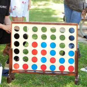 Monoprice Giant Wood Four in a Row Game