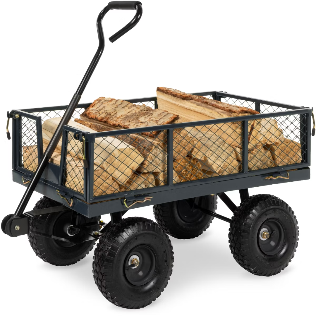 Steel 400lb. Garden Wagon Cart