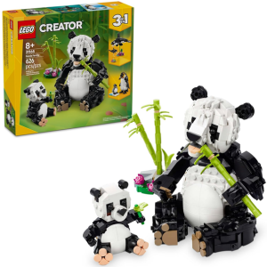 LEGO 626-Piece Creator 3 in 1 Panda Family Building Toy