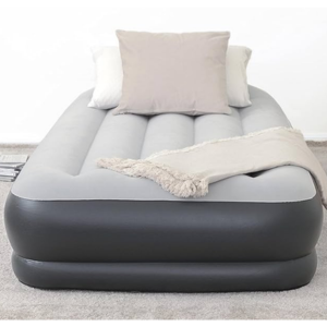 Inflatable Twin Air Mattress w/Built-in Pump