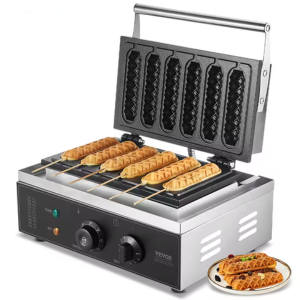 Commercial Non-Stick 6-Piece Waffle Stick Maker