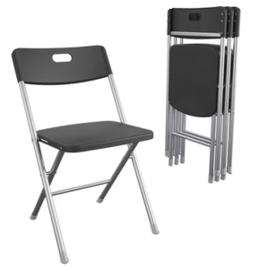 Mainstays 5-Pack Resin Seat & Back  Folding Chairs
