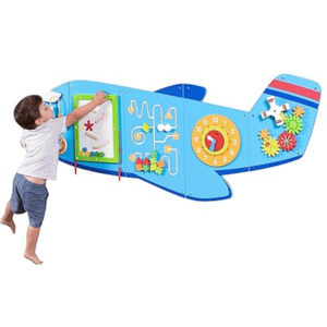 Spark & Wow Airplane Sensory Busy Board