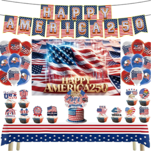 America 250th Anniversary Party Decoration Kit