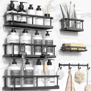 6-Pack No Drilling Shower Caddy