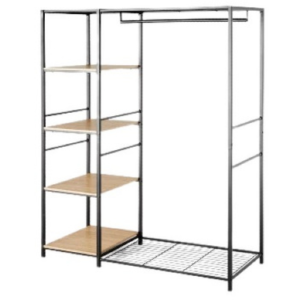 Freestanding Metal Wardrobe