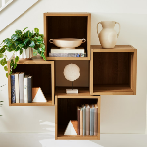 Better Homes & Gardens Set of 4 Wall Mount Cube Shelves