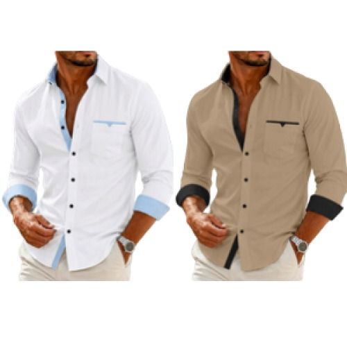 2-Pack Men's Colorblock Dress Shirt